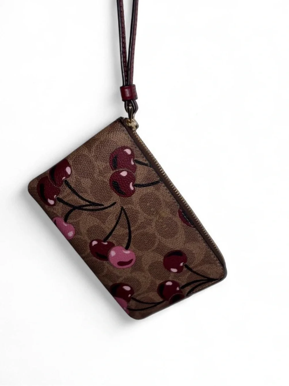 COACH Cherry Print Wristlet Wallet - BRAND NEW